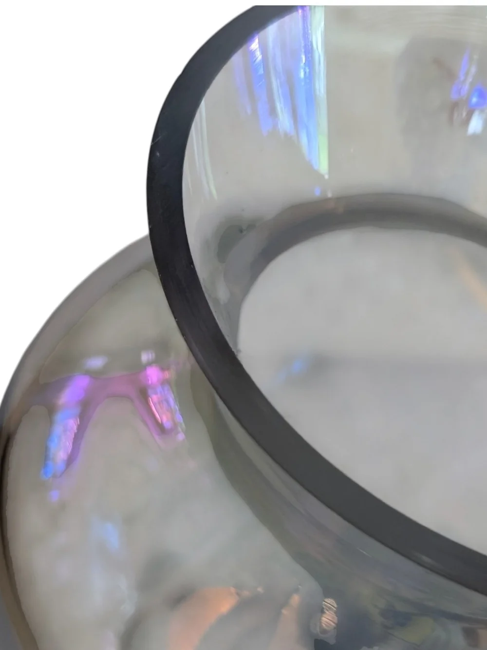 Iridescent Glass Vase